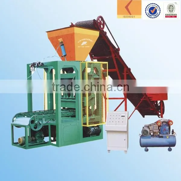 Stationary Concrete Block Making Machine