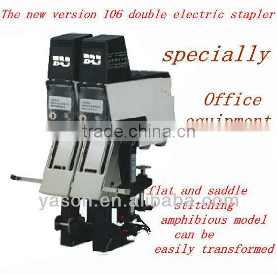 Double Head Electric Stapler, Bookbinding Machine, Saddle Binder photo-2