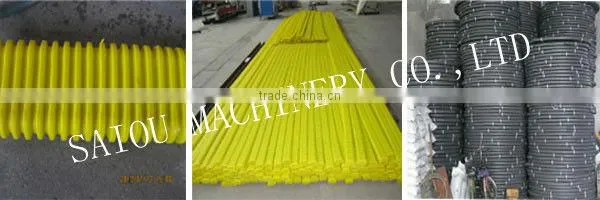 PE FLAT Corrugated Pipe Production Line photo-5