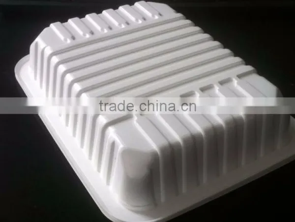 White PP Disposable Plastic Food Packaging Take Out Containers Food Box photo-6