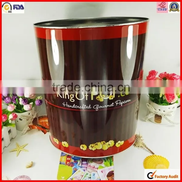 First Grade Round High Quality New Year Gift Packaging Tin Box photo-4