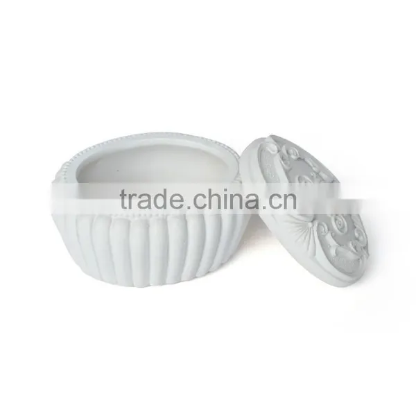 Beautiful White Resin Jewelry Box photo-6
