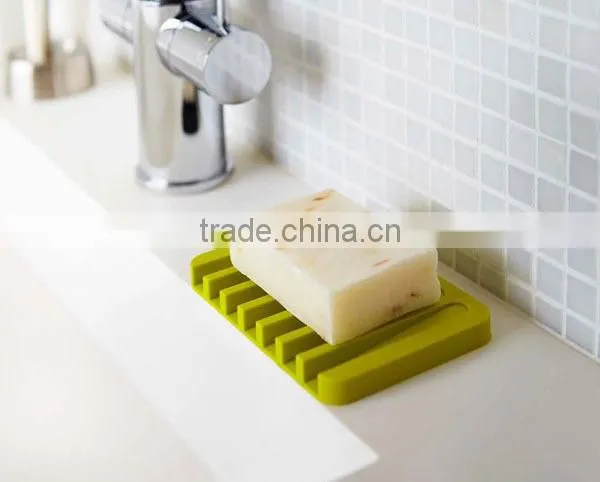 Silicone Wet Soap Drainer Strainer Holder Drain Mat OEM ODM Factory photo-3