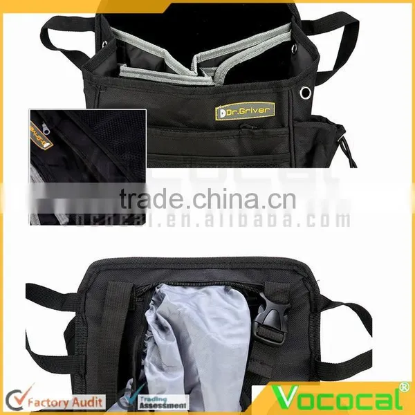 Car Trunk Organizer Auto Interior Removable Storage Mesh Debris Storage Pouch Head Seat Back Bag Hanging Zipper Bag photo-6