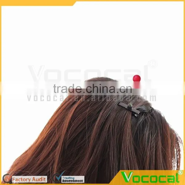 6 Pcs Plastic Cherry Hair Pin Accessory Clip Hairpin for Kid Girl Women photo-3