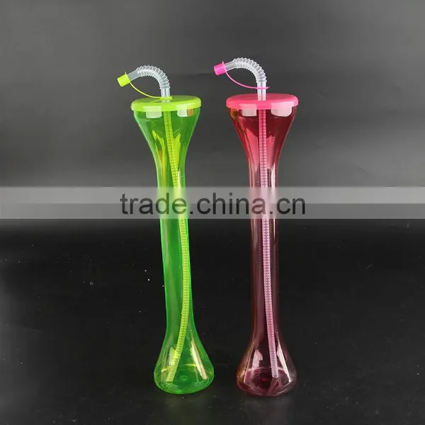 Colorful Plastic Party Bottle With Straw photo-3