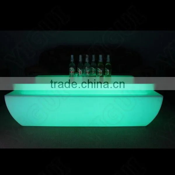 Factory Direct Sale Night Club Mini High Glass Bar Counter Table photo-2