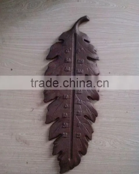 Cast Iron Leaf Thermometer Crafts