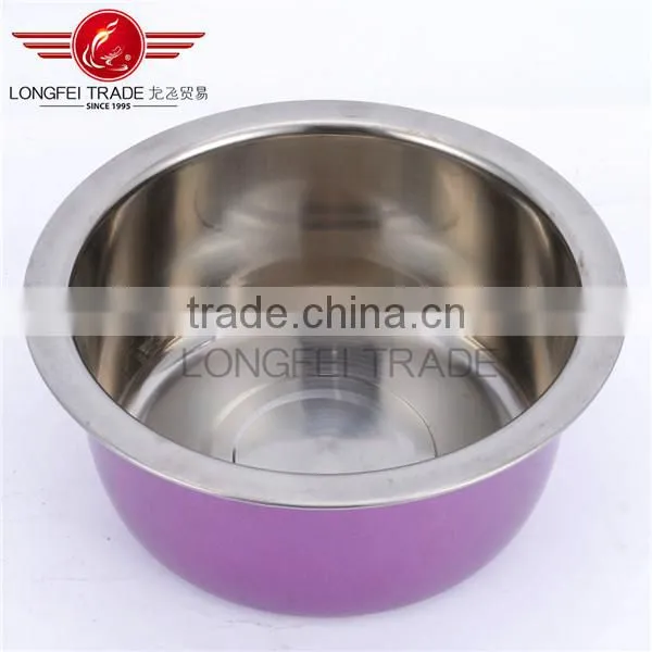 16-22cm Colorful Stainless Steel Cooking Pot / Kitchen Cookware Set photo-4