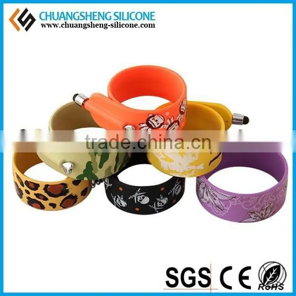 ad Promotion Gift Mobile Phone & Tablet Touch Screen Silicone Stylus Pen With Slap Band From China Factory photo-6
