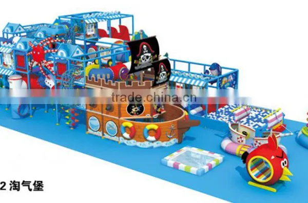 $39 (CHD-843) Kindergarten Pirate Ship Adventure Indoor Playground, Indoor Children Playground, Kids Indoor Playground for Sale photo-6