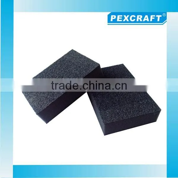 HIGH QUALITY SANDING SPONGE BLOCKS PADS 100x70x25mm D/S AL/OX FINE/MEDIUM photo-2
