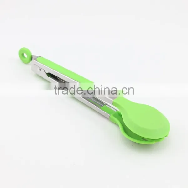 Essential Kitchen Tool Utility Salad Tong With Locking Clip photo-3