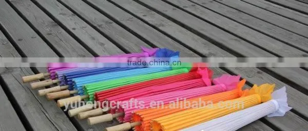 Cheap and Beautiful Colorful Chinese Silk Umbrellas photo-2