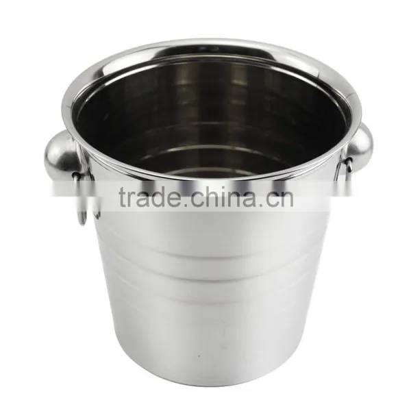 Wholesale Champagne Beer Ice Bucket Custom Bulk Stainless Steel Metal Ice Bucket photo-4
