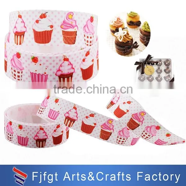 Custom new design printed logo washable strip fabric ribbon