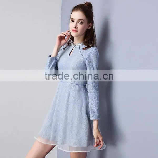 Long Sleeve Formal Clothing Women Wear Cotton Custom Winter Dresses for Women photo-2