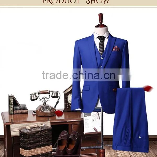 2015 New Style Wedding Dress Suits for Men Fancy Designer Suit