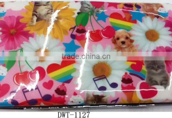 2017 Hot Stylish Pvc Leather Floral Wallet photo-3