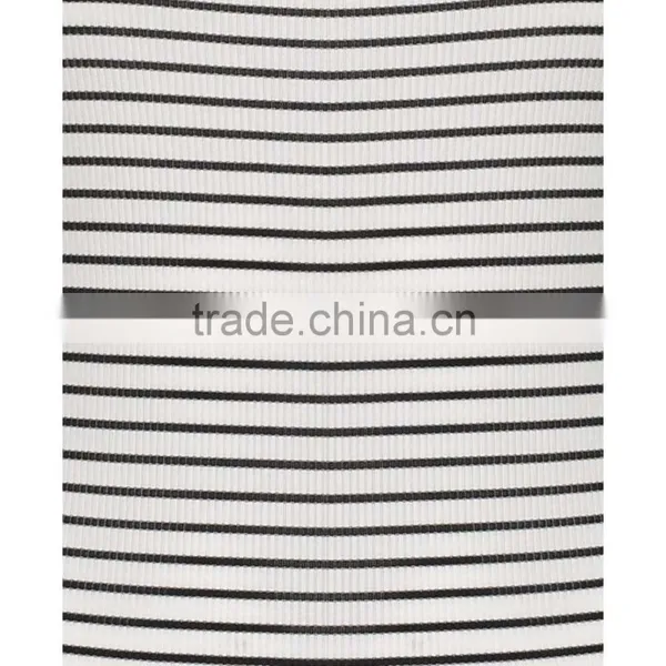 2016 New Fashion Lace Up Front Sleeveless Bodysuits Young Girl Black White Stripe Women Tops photo-6