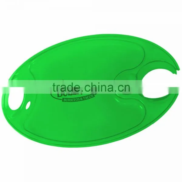 USA Made Party Plate - Holds Hot or Cold Foods, Safely Carries a Stemmed Wine Glass, Plastic Cup or 12 Oz. Beverage Can photo-2