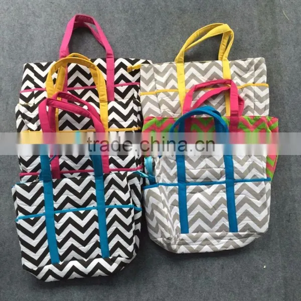 2016 New Chevron Diaper Bags Chevron Diaper Bag Tote Nappy Bag