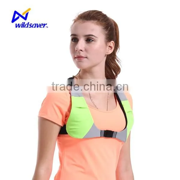 Wildsaver LED Reflective Running Vest Sportswear Women photo-5