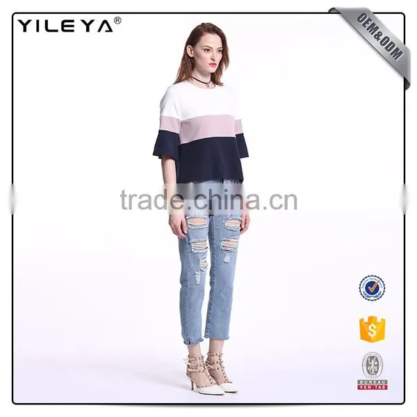 Hot Girl Jeans Stylish Pants Types,jeans Pants Factory for Women,latest Design Denim Jeans Pants photo-2