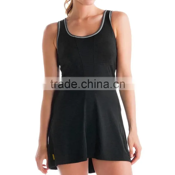 Leather Skirt Suits Popular Tennis Fashion Dress for Girls photo-5