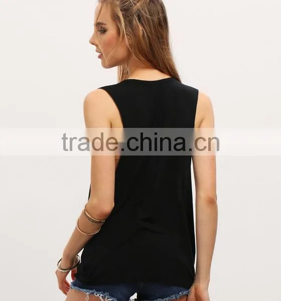 Ms in the Summer of 2017 the New Europe and the United States Printing T-shirt Retro Tribal Print Fitness Leisure Tank Tops photo-5
