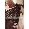 Sell Coniefox 2012 Elegant Brown Bridesmaid Dress With Butterfly Knot 81263 photo-2
