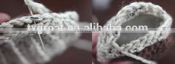 Hand Knitting Kits Fleece Puppy Dog Lovey Blanket Crochet Pattern photo-4