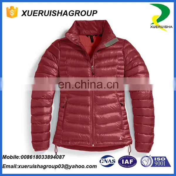 Wholesale Ultra Light Reversible Leather Goose Down Jacket photo-4