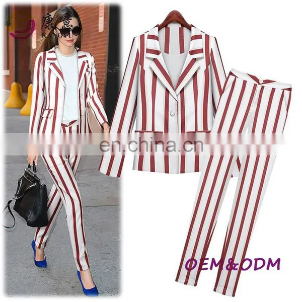 Long Sleeve Blouse Top&pants Lady Business Suits