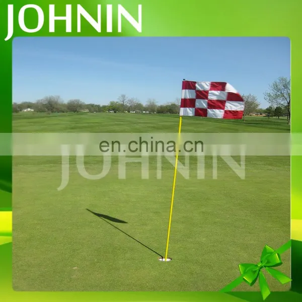 Cheapeat Various Size Polyester Outdoor Sport Mini Golf Flag With Plastic Pole