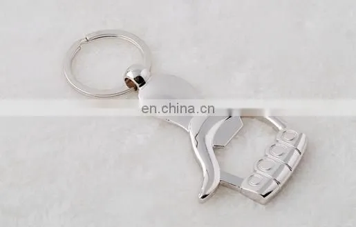 High Quality Stainless Steel Custom Palm Shape Beer Bottle Opener With Keychian photo-3