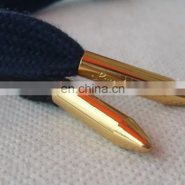 Top Selling Gold Metal Accessory Bullet Drip Tip Fashion Shoelace Aglets With Custom Logo photo-2