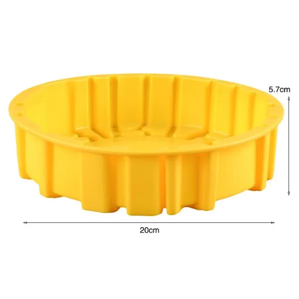 Free Sample Food Grade Heat Resistant Nontoxic Silicone Mousse Cake Friandises Pudding Baking Mold Happy Birthday photo-2