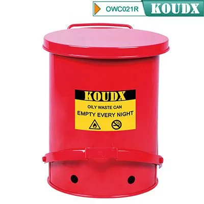 KOUDX Oily Waste Can Red photo-2