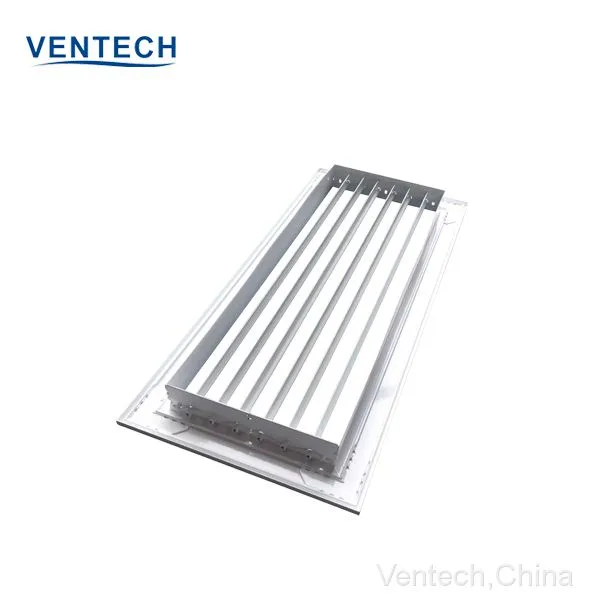 Aluminum Single Deflection Grille Vent Covers Manufacturer photo-3