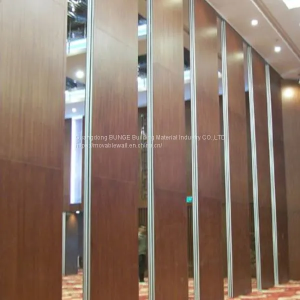 Mount Soundproof Sliding Movable Mirror Partition Wall In Office Partitions photo-3