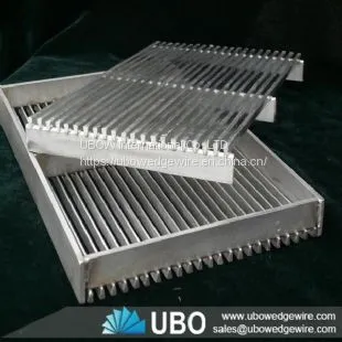 SS 304 Flat Wedge Wire Johnson Screen Panel photo-3
