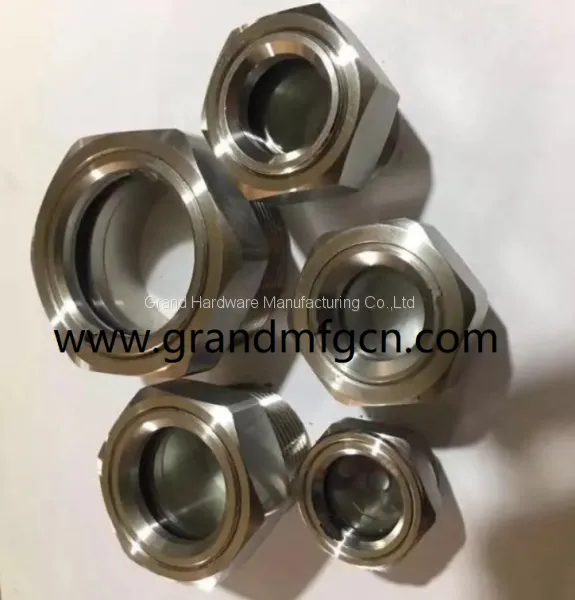 100 Bar Stainless Steel 304 Oil Levels Sight Glass MNPT Thread 1/4 1/2 3/8 Inch photo-5