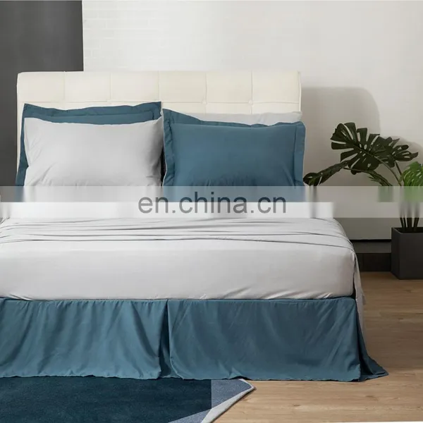 2020 China Soft 6PCS 8PCS Solid Microfiber King Bedding Comforter Set photo-4