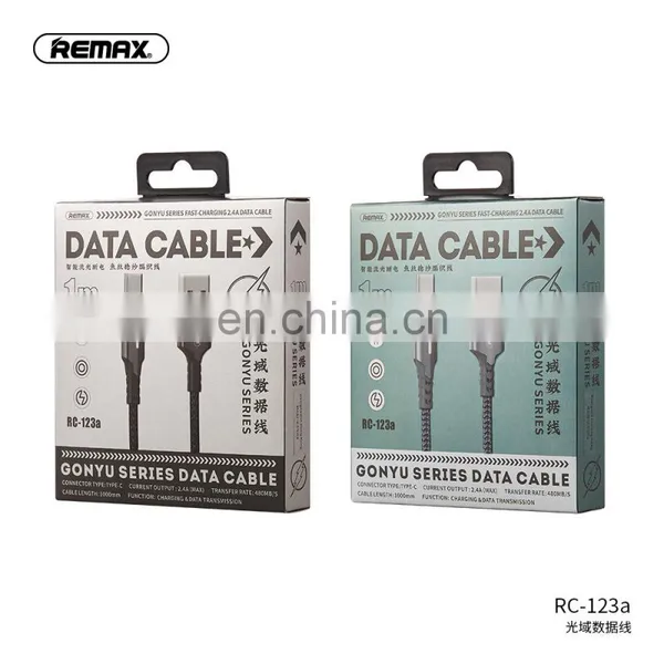 Remax Black Sliver Auto Power off Charging USB To Lighting / Type C Cable photo-6