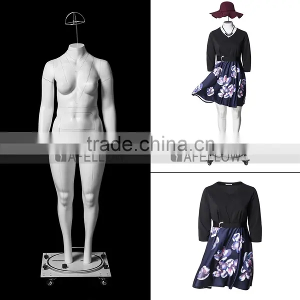 GH24 Female Fiberglass Mannequins Plus-size Women Ghost Mannequin Fat Model photo-3