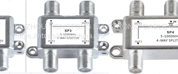 5-1000MHZ Indoor y 4 Way 6way 8way 12way Catv Splitter From China Manufacturer photo-2
