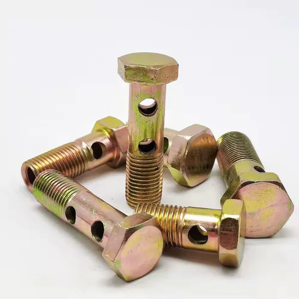 Metric Hexagon Socket Head Cap Banjo Pipe Joint Size M10 High Pressure Bolt Banjo Bolt With Hole photo-3