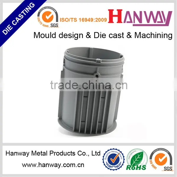 OEM Factory Customize Aluminum Die Casting Heat Sink Radiator LED Light Lamp Covers photo-5