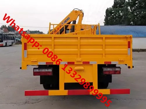 High Quality and Good Price Dongfeng 3.2T Knuckle Crane Boom Mounted on Cargo Truck for Sale photo-4